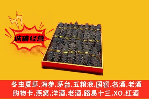 西和县回收海参